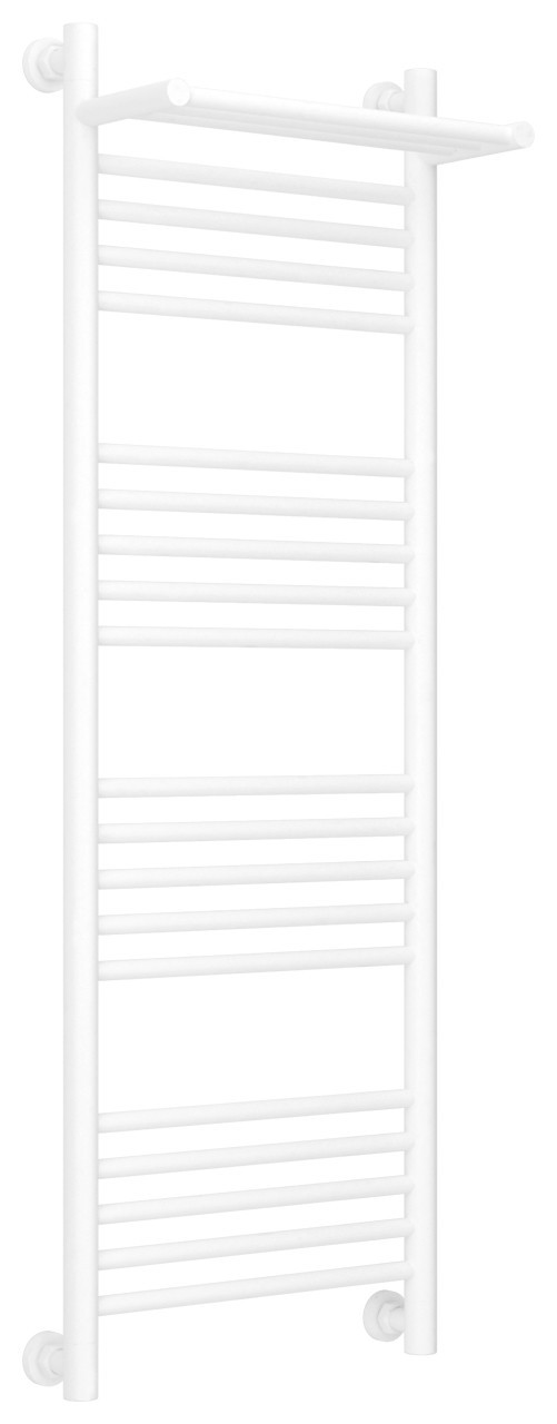 Полотенцесушитель водяной Сунержа Богема с полкой+ 1200х400 Матовый белый