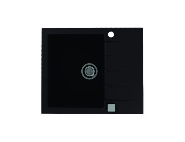 Мойка ALVEUS GRANITAL CADIT 10 CARBON - G91 590 X 500 1X в комплекте с сифоном 1132823,