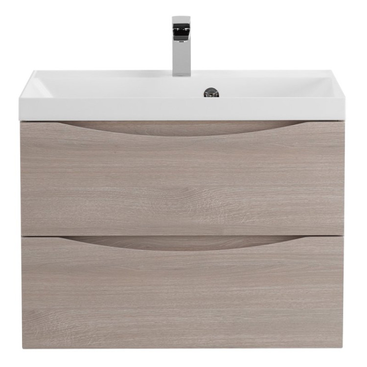База под раковину подвесная с двумя выкатными ящиками, 700x450x150 BelBagno MARINO-700-2C-SO-BL-P