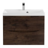 База под раковину подвесная с двумя выкатными ящиками, 700x450x150 BelBagno MARINO-700-2C-SO-BL-P