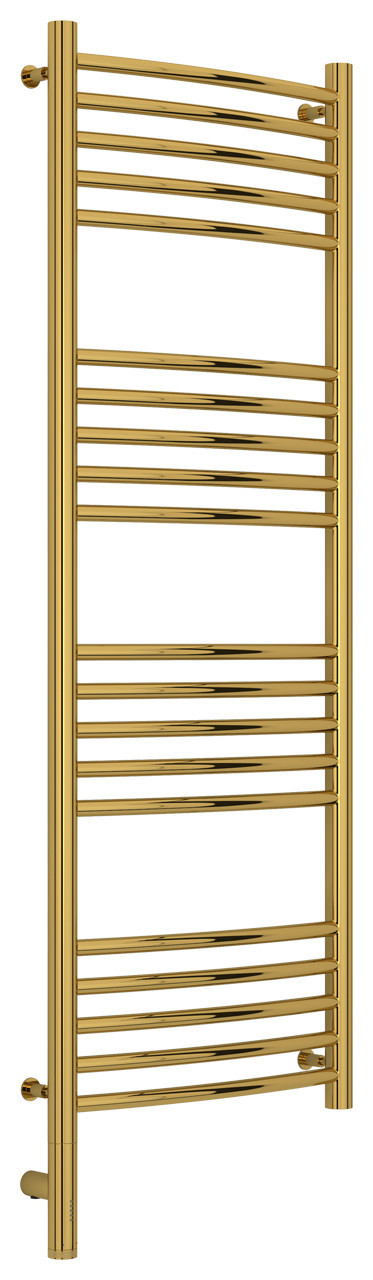 Полотенцесушитель электрический Сунержа Богема 3.0 выгнутая 1200х400 МЭМ левый Золото