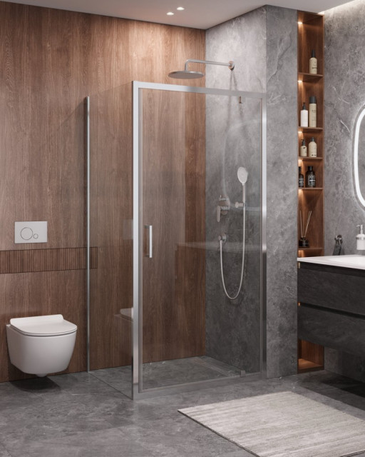 Душевой уголок MOLVENO-AH-1 Cezares MOLVENO-AH-1-80/100-C-Cr-IV