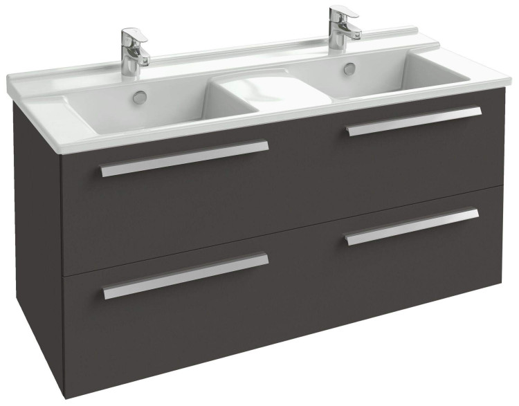 Мебель 117 см для раковины-столешницы, белый блестящий Jacob Delafon STRUKTURA EB1279-N18