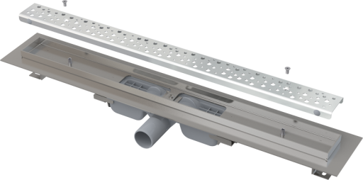 Водоотводящий желоб Antivandal с решеткой Alcadrain APZ111 Low