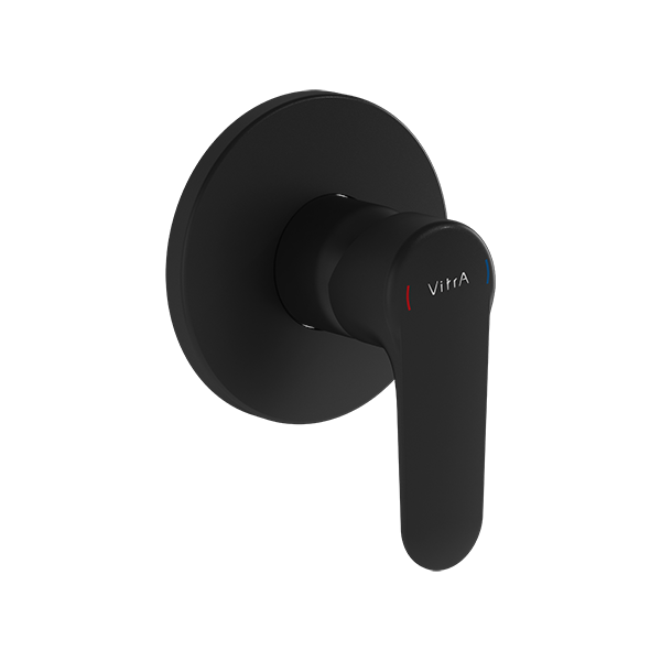 Встроенный смеситель Root Round для душа, матовый черный