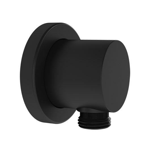 Выход на ручной душ, матовый черный