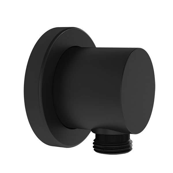 Выход на ручной душ, матовый черный