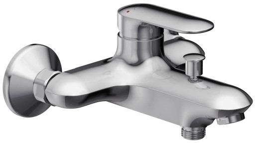 Однорычажный настенный смеситель для ванны/душа Jacob Delafon KUMIN E1385-CP