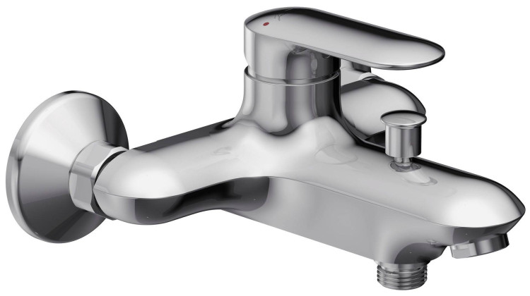 Однорычажный настенный смеситель для ванны/душа Jacob Delafon KUMIN E1385-CP