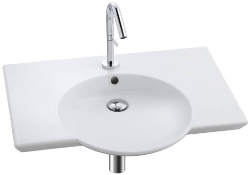 Подвесная раковина-столешница 70 х 46/54.5 см Jacob Delafon SPHERIKE4492-00