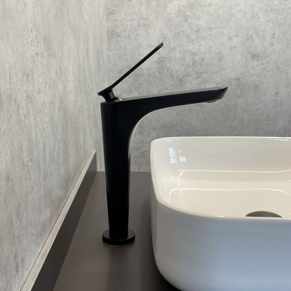 COMFORTY. Смеситель для раковины, картридж 35 мм, черный матовый, FC088B-CMT