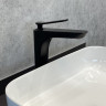 COMFORTY. Смеситель для раковины, картридж 35 мм, черный матовый, FC088B-CMT