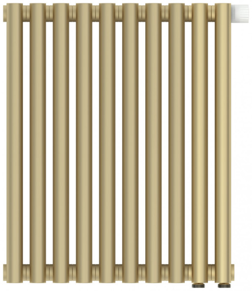 Отопительный радиатор Сунержа Эстет-00 EU50 500х450 10 секций Матовая шампань