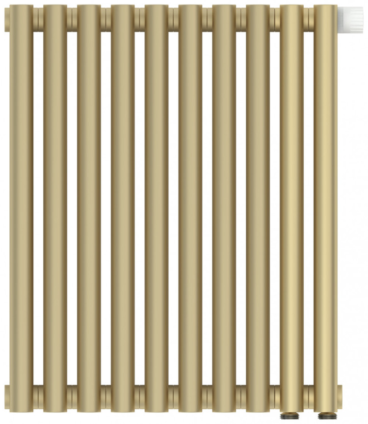 Отопительный радиатор Сунержа Эстет-00 EU50 500х450 10 секций Матовая шампань