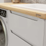 Комплект Wood под стиральную машину, белый