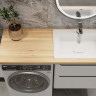 Комплект Wood под стиральную машину, белый