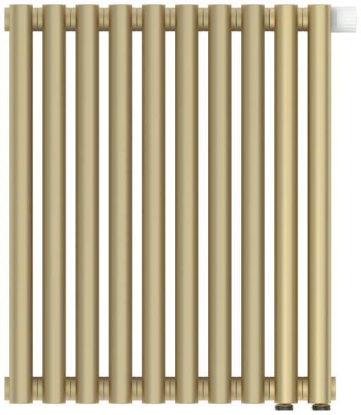 Отопительный радиатор Сунержа Эстет-11 EU50 500х450 10 секций Матовая шампань