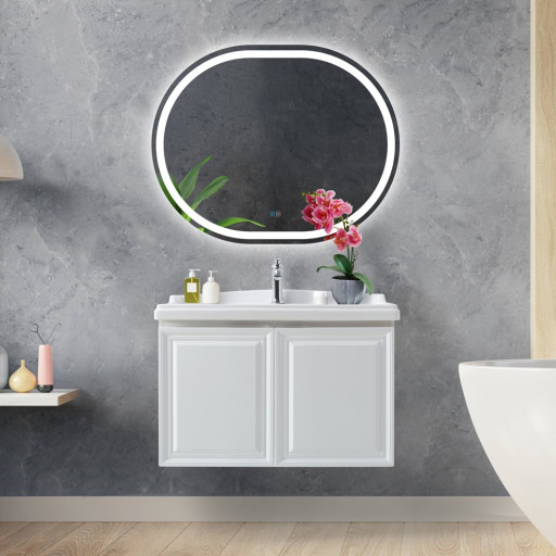 Зеркало со встроенной подсветкой, сенсорным выключателем и подогревом, 12V, 220-240V Cezares CZR-SPC-GIUBILEO-1400-800-TCH-WARM