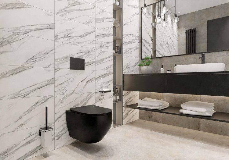 Унитаз подвесной безободковый Aquatek ЕВРОПА AQ1901-MG 525*360*320мм, матовый серый, тонкое сиденье с механизмом плавного закрывания, крепеж