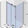 Душевой уголок Riho Baltic B203 120x90