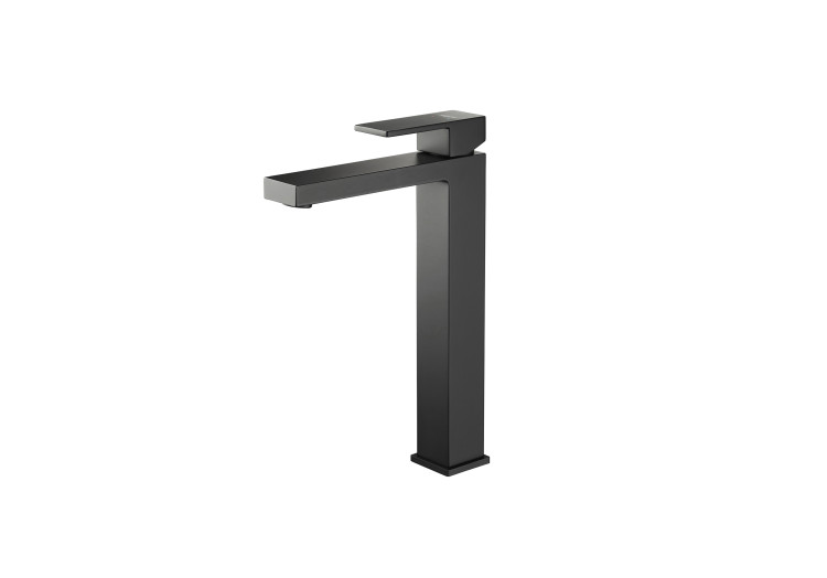 Смеситель для раковины 257, без донного клапана Aquatek, матовый черный AQ1604MB ЛИБРА