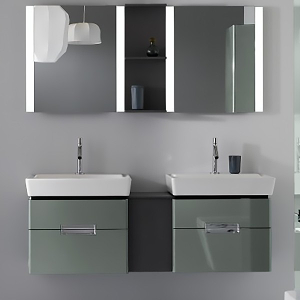 Тумба под раковину Jacob Delafon Reve 60 подвесная 2 ящика