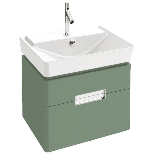 Тумба под раковину Jacob Delafon Reve 60 подвесная 2 ящика