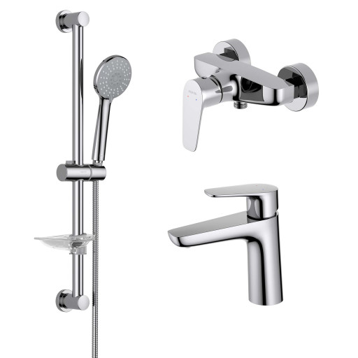 Душевой комплект наружного монтажа Aquatek БЕТТА AQ1131CR