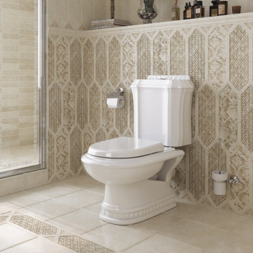 Сиденье дюропласт, soft close, металлическое крепление Cezares CZR-GN-SC