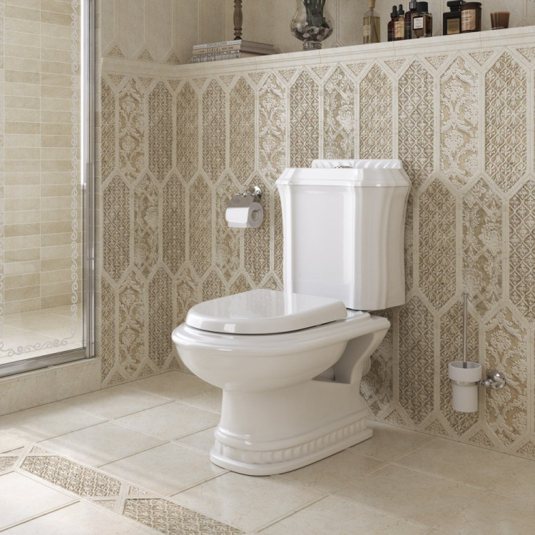 Сиденье дюропласт, soft close, металлическое крепление Cezares CZR-GN-SC