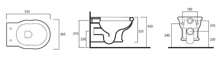 Унитаз TW Bristol TWBR51bi