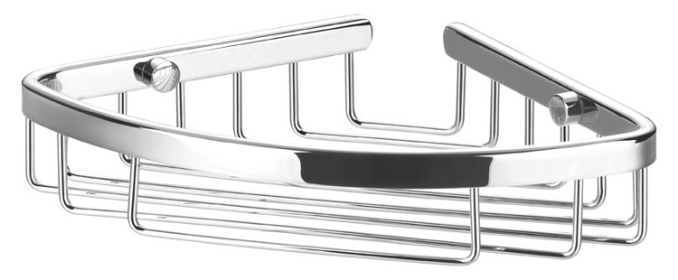 Полка угловая подвесная 155x155x40 мм ART&MAX AM-G-8936A-Cr