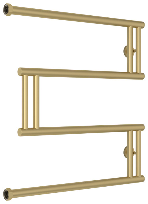 Полотенцесушитель водяной Сунержа High-Tech model &quot;M+&quot; 600х600 Матовая шампань