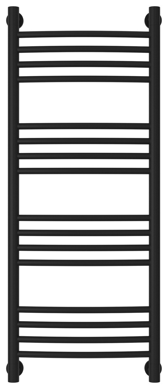 Полотенцесушитель водяной Сунержа Богема+ выгнутая 1000х400 Матовый чёрный