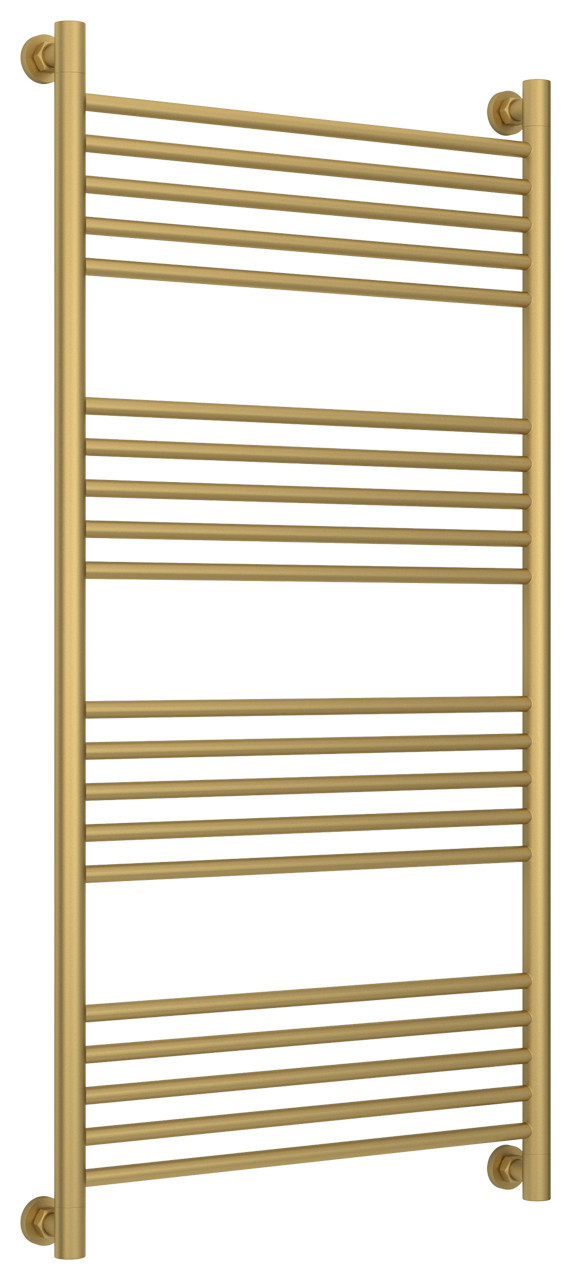 Полотенцесушитель водяной Сунержа Богема+ прямая 1200х600 Матовое золото