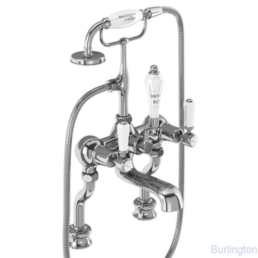 Cмеситель для ванны с ручным душем, Regent, набортный [KER15]