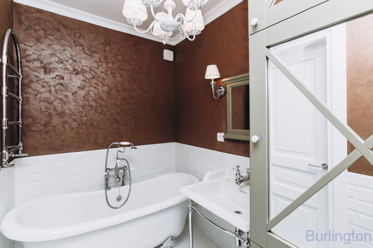 Cмеситель для ванны с ручным душем, Regent, набортный [KER15]