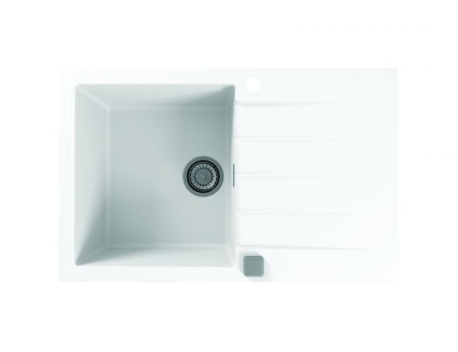 Мойка ALVEUS GRANITAL CADIT 20 ARCTIC - G11 790 X 500 1X в комплекте с сифоном 1132823,