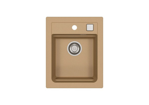 Мойка ALVEUS GRANITAL ATROX 10 BEIGE - G55 400 X  500  1X в комплекте с сифоном 1132823