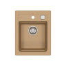 Мойка ALVEUS GRANITAL ATROX 10 BEIGE - G55 400 X 500 1X в комплекте с сифоном 1132823