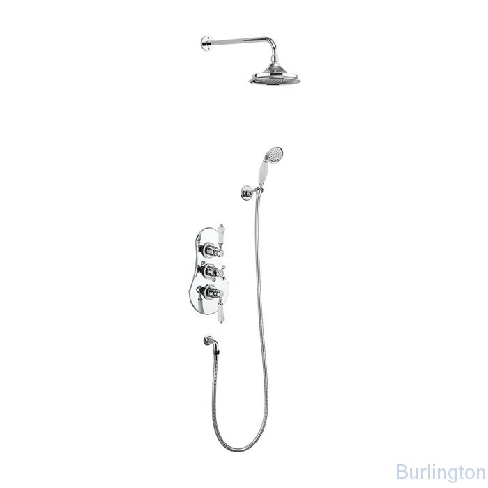 Душевая стойка c встроенным термостатом VF3S c душевой насадкой 12''