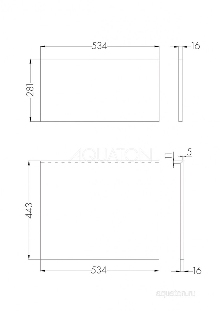 Фасад Лондри 60 к-т Дуб Кантри 1A274801LHDY0 AQUATON