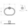 Полотенцедержатель ART&MAX CZR-F-8985