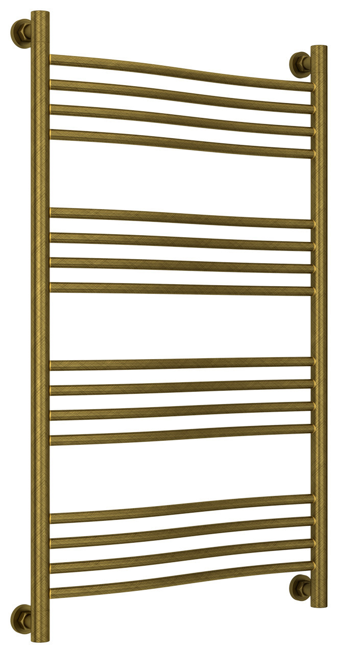 Полотенцесушитель водяной Сунержа Флюид+ 1000х600 Состаренная бронза