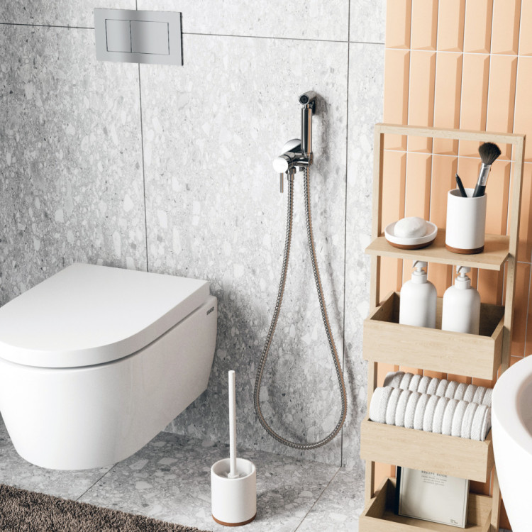 WasserKRAFT A70138 Встраиваемый смеситель для душгигиенической лейкой