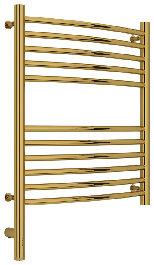 Полотенцесушитель электрический Сунержа Богема 3.0 выгнутая 600х500 МЭМ левый Золото