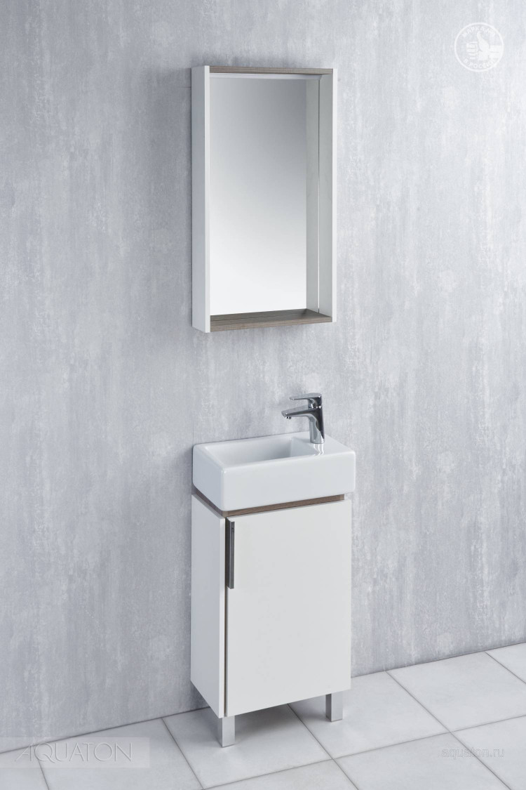 Зеркало Aquaton Бэлла белый, джарра 1A221702BBAZ0