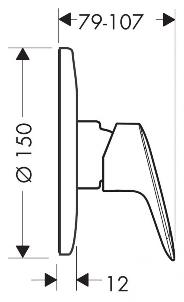 Смеситель для душа Hansgrohe Logis 71666000