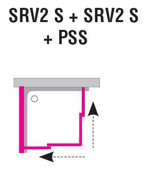 Дверь для душевого уголка Ravak Supernova SRV2-75 S