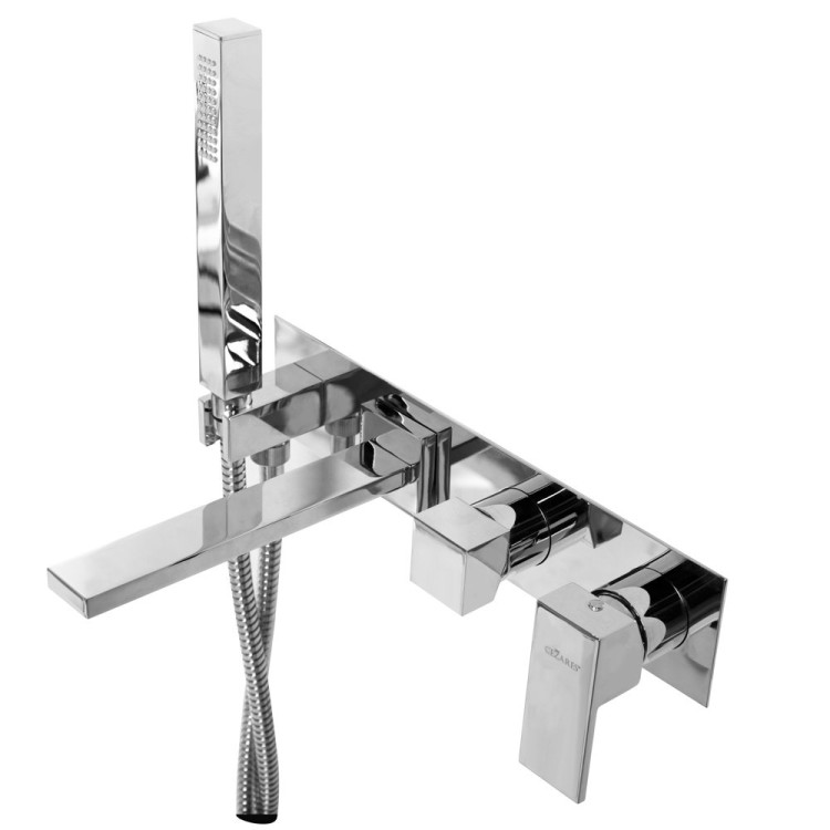 Встраиваемый смеситель для ванны и душа однорычажный Cezares UNIKA-VDM2-02